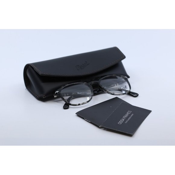 💯 NEW PERSOL PO3175V 9057 TORTOISE GREY EYEGLASSES - Picture 11 of 12